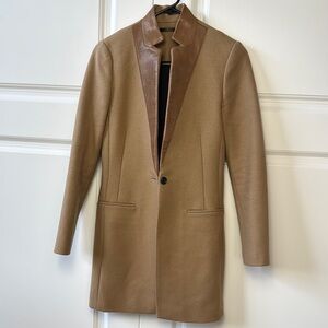 All Saints Brown Blazer Style coat